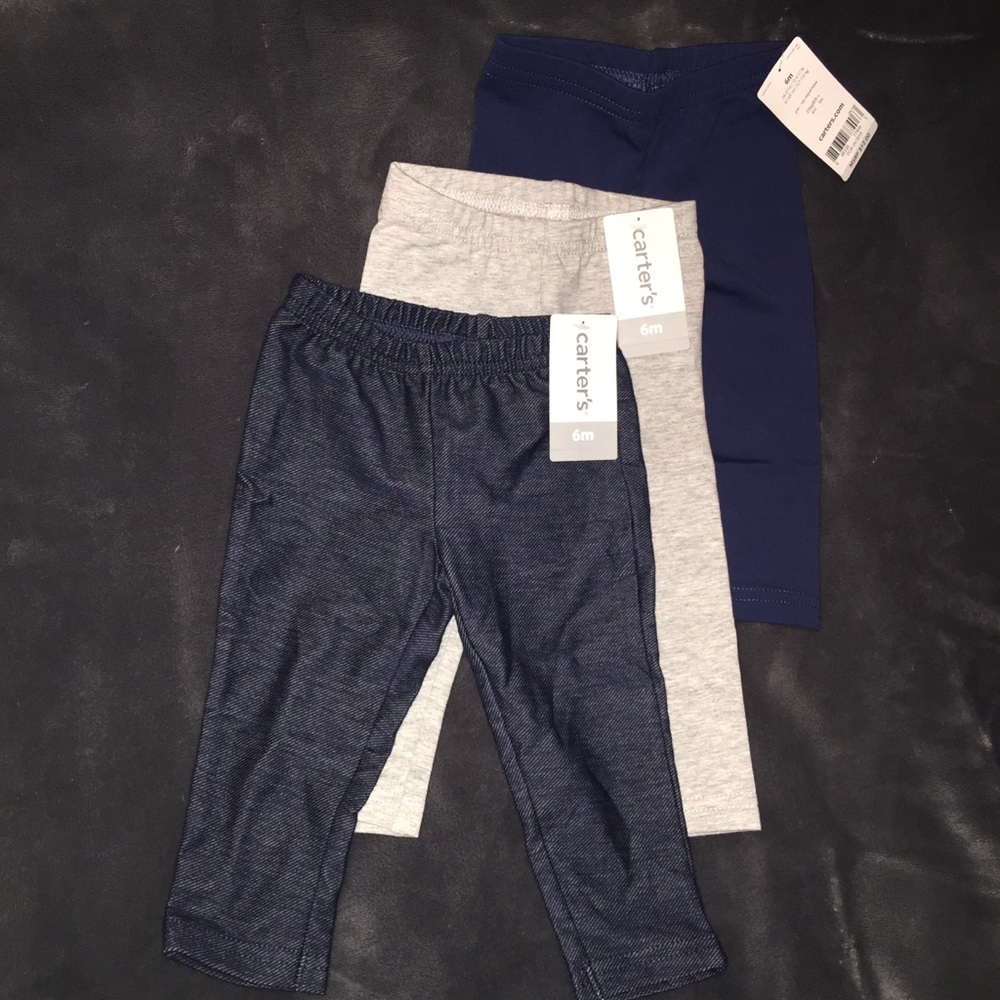 NWT - Discounted Bundle 3 Pairs Leggings, 6 mo